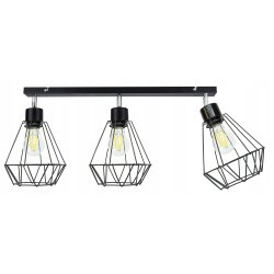LAMPA plafon SUFITOWA ŻYRANDOL loft BRYLANT DRUT B