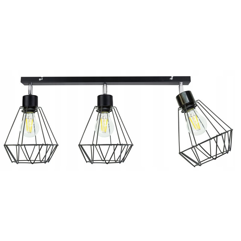 LAMPA plafon SUFITOWA ŻYRANDOL loft BRYLANT DRUT B