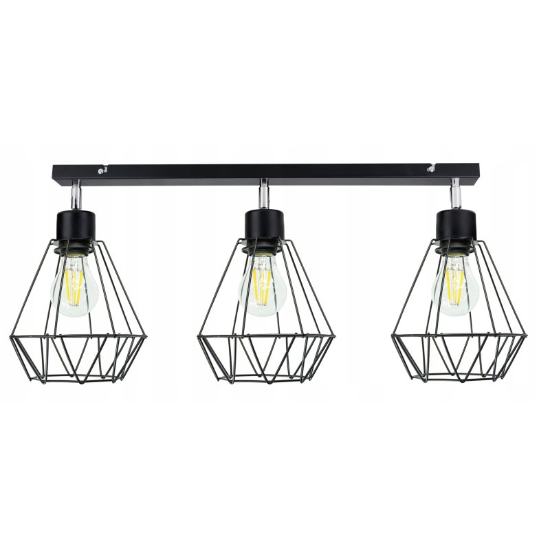 LAMPA plafon SUFITOWA ŻYRANDOL loft BRYLANT DRUT B