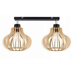 LAMPA sufit plafon żyrandol Loft Drewno ruchoma 2