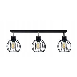 LAMPA PLAFON ŻYRANDOL regulowany BELKA KULA drut