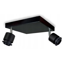 PODSTAWA BAZA LAMPA SUFITOWA PLAFON REGULOWANY LOFT METAL 2X E27 POD KLOSZ