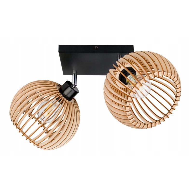 PODSTAWA BAZA LAMPA SUFITOWA PLAFON REGULOWANY LOFT METAL 2X E27 POD KLOSZ