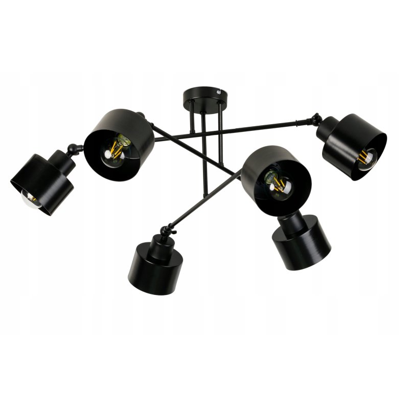 LAMPA sufitowa żyrandol regulowany LOFT METAL 6