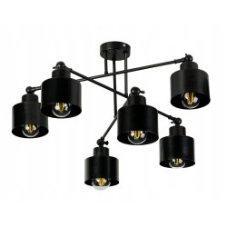 LAMPA sufitowa żyrandol regulowany LOFT METAL 6