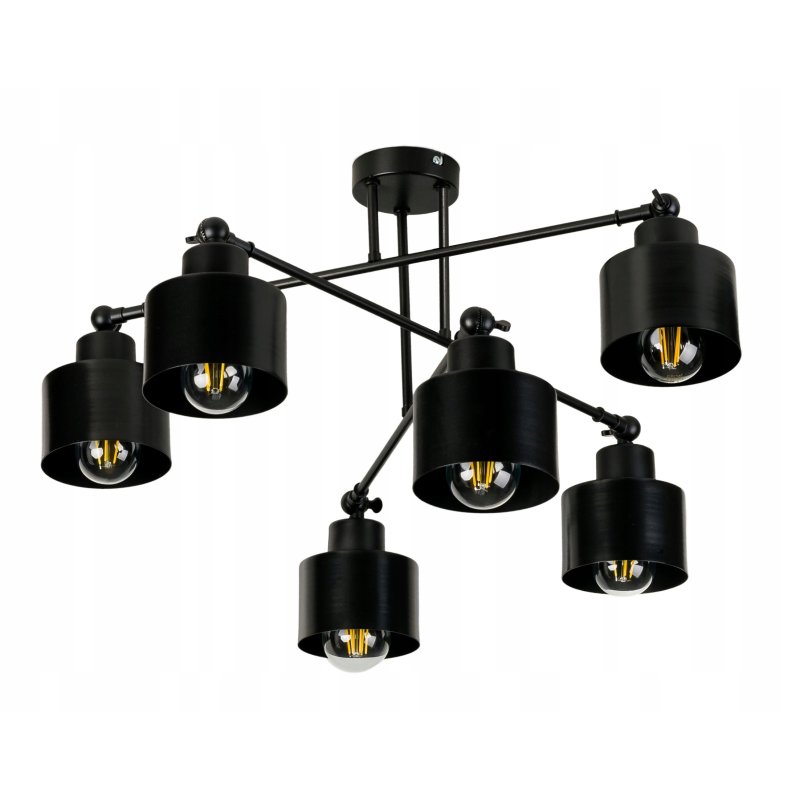 LAMPA sufitowa żyrandol regulowany LOFT METAL 6