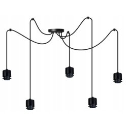 PODSTAWA BAZA LAMPA SUFITOWA WISZĄCA ZWIS LOFT PAJĄK NA 5X E27 POD KLOSZ