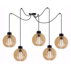 PODSTAWA BAZA LAMPA SUFITOWA WISZĄCA ZWIS LOFT PAJĄK NA 5X E27 POD KLOSZ