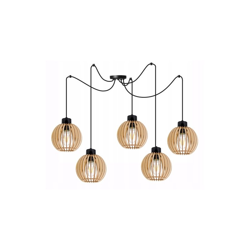 PODSTAWA BAZA LAMPA SUFITOWA WISZĄCA ZWIS LOFT PAJĄK NA 5X E27 POD KLOSZ