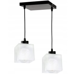 PODSTAWA BAZA LAMPA SUFITOWA WISZĄCA ZWIS LOFT METAL NA 2X E27 POD KLOSZ