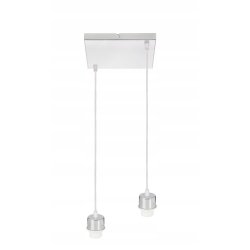 PODSTAWA BAZA LAMPA SUFITOWA WISZĄCA ZWIS CHROM METAL NA 2X E27 POD KLOSZ