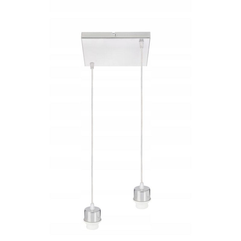 PODSTAWA BAZA LAMPA SUFITOWA WISZĄCA ZWIS CHROM METAL NA 2X E27 POD KLOSZ