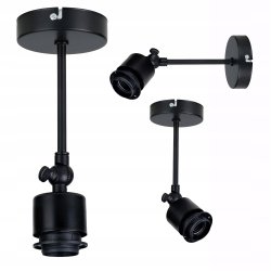 PODSTAWA BAZA LAMPA SUFITOWA PLAFON KINKIET ŚCIENNY RUCH LOFT POD KLOSZ E27