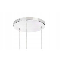 PODSTAWA BAZA LAMPA SUFITOWA WISZĄCA ZWIS CHROM METAL NA 3X E27 POD KLOSZ