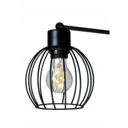 Lampa sufitowa żyrandol wisząca drut na 3 klosze