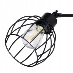 LAMPA sufitowa żyrandol regulowany LOFT drut 4 E27