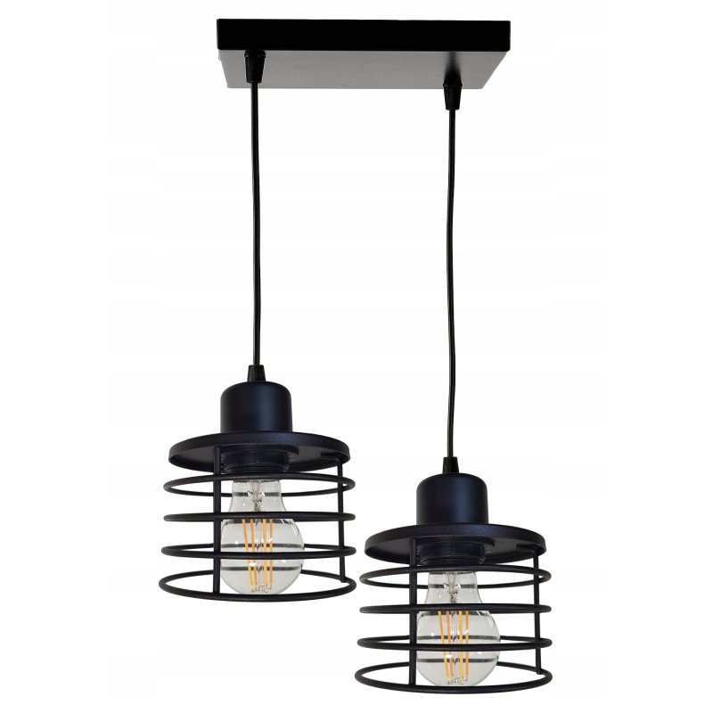 LAMPA wisząca sufitowa ŻYRANDOL ZWIS sprężyna 2