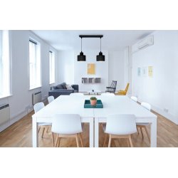 LAMPA wisząca sufitowa ŻYRANDOL ZWIS KUBEK CZARNY