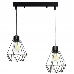 LAMPA WISZĄCA SUFITOWA ŻYRANDOL ZWIS BRYLANT DRUT