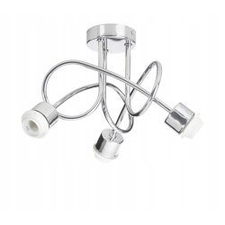 PODSTAWA BAZA LAMPA SUFITOWA WISZĄCA ŻYRANDOL CHROM POD 2 KLOSZE NA E27