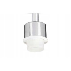 PODSTAWA BAZA LAMPA SUFITOWA PLAFON REGULOWANY CHROM METAL 2X E27 POD KLOSZ