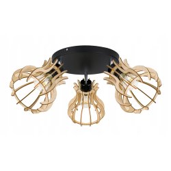 PODSTAWA BAZA LAMPA SUFITOWA PLAFON REGULOWANY LOFT METAL 3X E27 POD KLOSZ