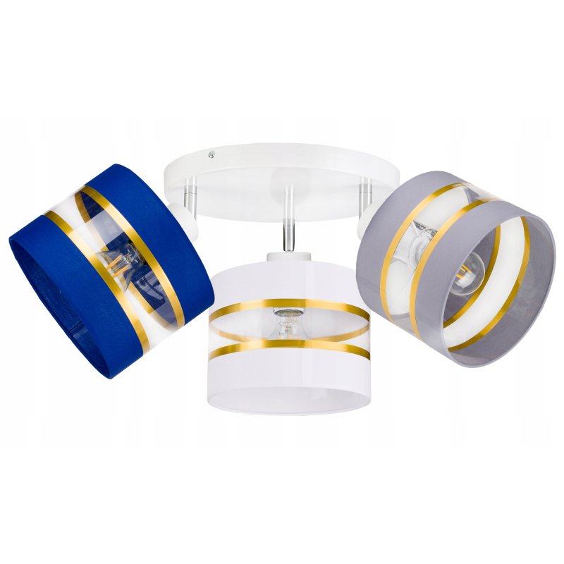 PODSTAWA BAZA LAMPA SUFITOWA PLAFON REGULOWANY LOFT METAL 3X E27 POD KLOSZ