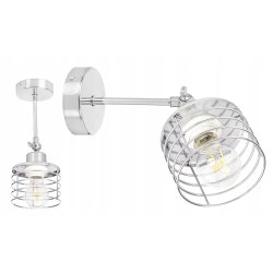 PODSTAWA BAZA LAMPA SUFITOWA PLAFON KINKIET ŚCIENNY RUCH CHROM NA KLOSZ E27