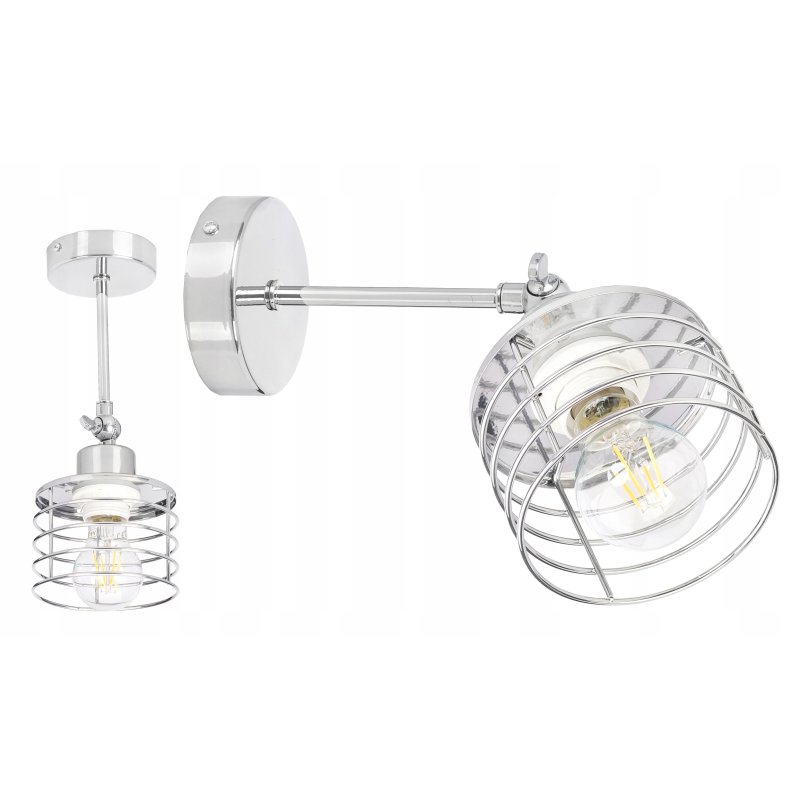 PODSTAWA BAZA LAMPA SUFITOWA PLAFON KINKIET ŚCIENNY RUCH CHROM NA KLOSZ E27