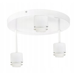 PODSTAWA BAZA LAMPA SUFITOWA PLAFON WYSOKI STAŁY LOFT METAL 3 E27 POD KLOSZ