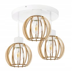 PODSTAWA BAZA LAMPA SUFITOWA PLAFON WYSOKI STAŁY LOFT METAL 3 E27 POD KLOSZ