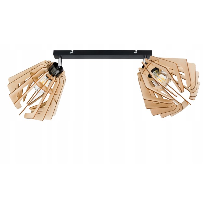 PODSTAWA BAZA LAMPA SUFITOWA PLAFON REGULOWANY LOFT METAL 2X E27 POD KLOSZ