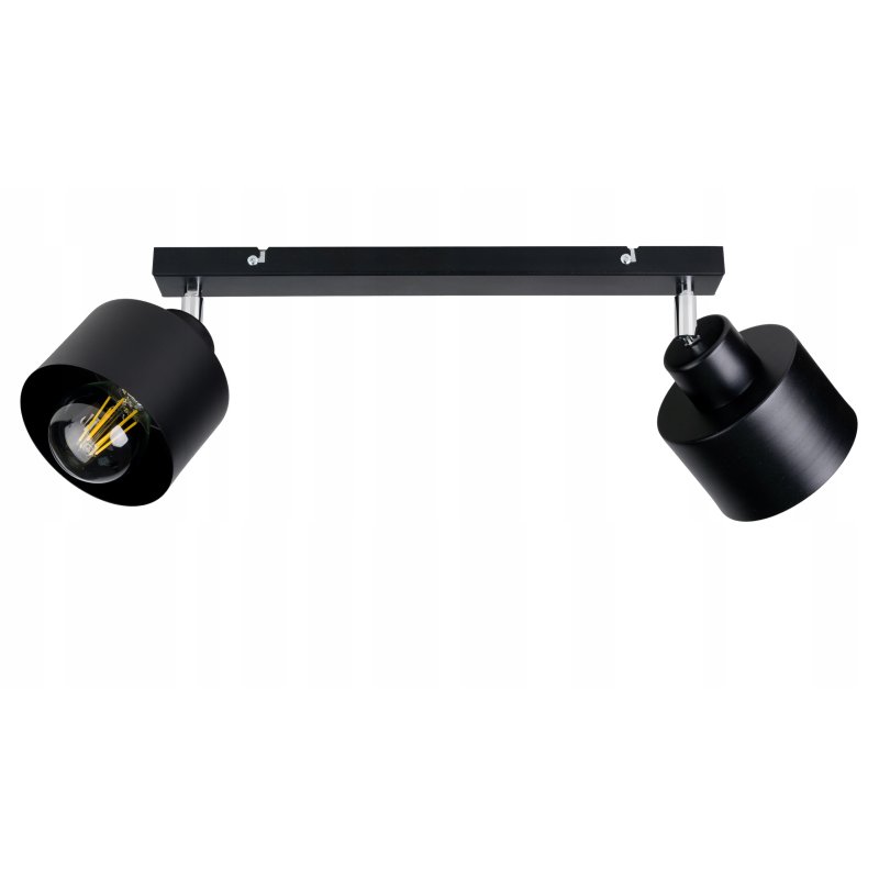 PODSTAWA BAZA LAMPA SUFITOWA PLAFON REGULOWANY LOFT METAL 2X E27 POD KLOSZ