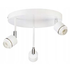 PODSTAWA BAZA LAMPA SUFITOWA PLAFON REGULOWANY LOFT METAL 3X E27 POD KLOSZ