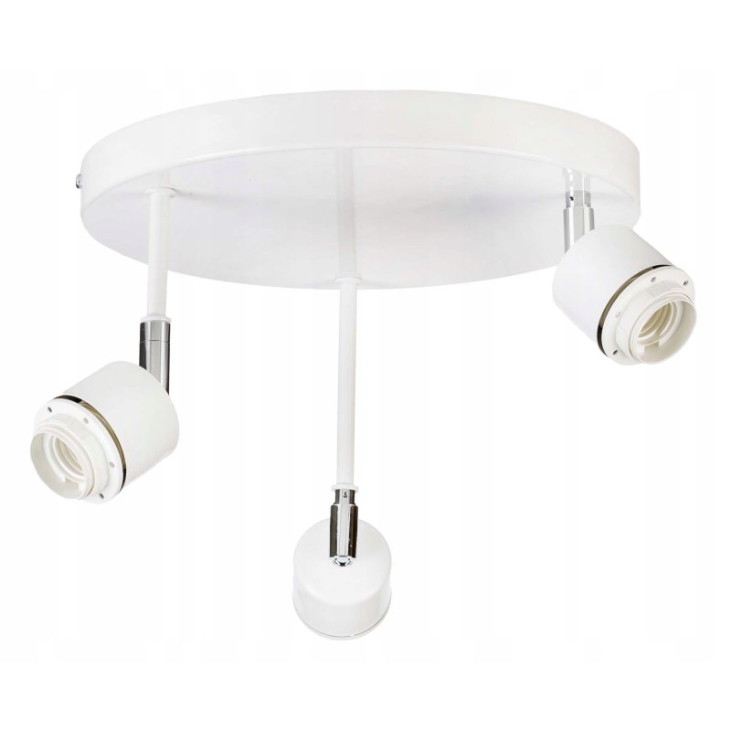 PODSTAWA BAZA LAMPA SUFITOWA PLAFON REGULOWANY LOFT METAL 3X E27 POD KLOSZ