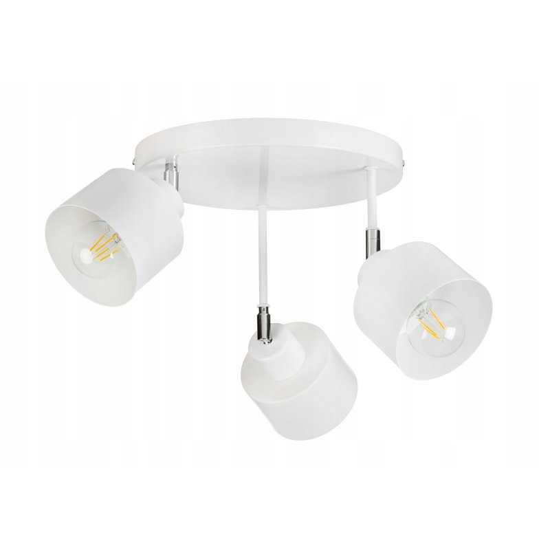 PODSTAWA BAZA LAMPA SUFITOWA PLAFON REGULOWANY LOFT METAL 3X E27 POD KLOSZ
