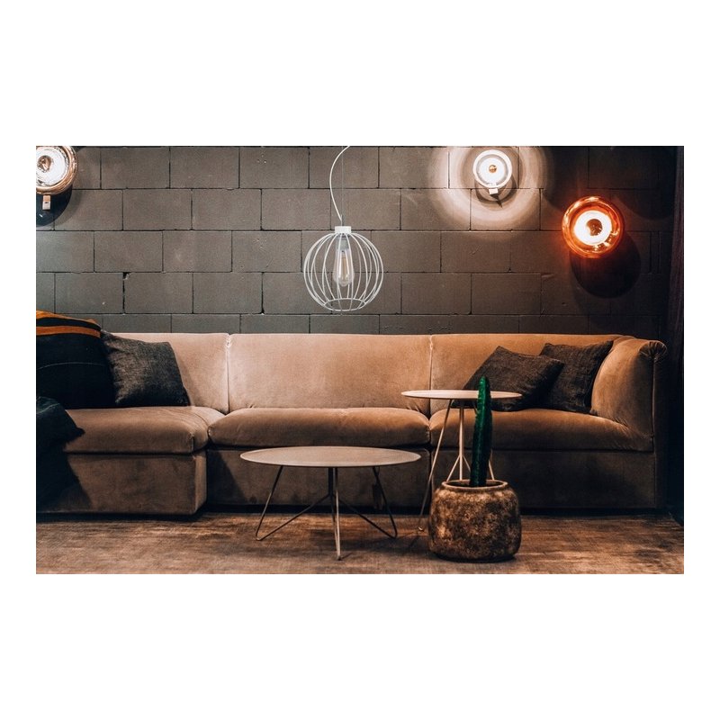 LAMPA WISZĄCA stała żyrandol sufit loft drut KULA