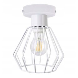 LAMPA stała sufitowa plafon Loft klosz drut na E27