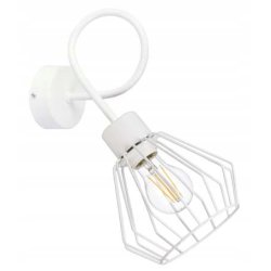 LAMPA KINKIET E27 żyrandol stały loft drut BRYLANT