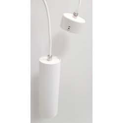 LAMPA WISZĄCA ZWIS żyrandol sufiowa TUBA 17cm GU10