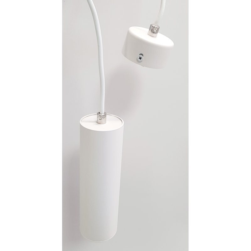 LAMPA WISZĄCA ZWIS żyrandol sufiowa TUBA 17cm GU10