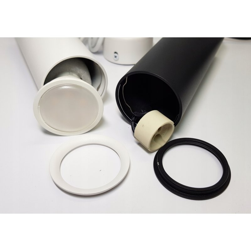 LAMPA WISZĄCA ZWIS żyrandol sufiowa TUBA 17cm GU10