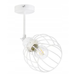 LAMPA KINKIET żyrandol ruchomy loft drut KULA E27