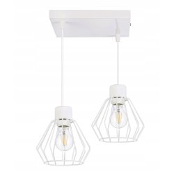 LAMPA sufitowa WISZĄCA ZWIS E27 żyrandol loft DRUT