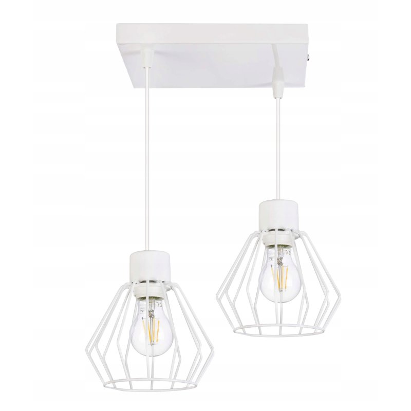 LAMPA sufitowa WISZĄCA ZWIS E27 żyrandol loft DRUT