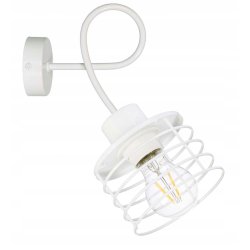 LAMPA KINKIET żyrandol stały loft drut SPRĘŻYNA