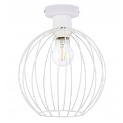 LAMPA stała sufitowa plafon Loft klosz drut na E27