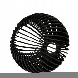 LAMPA SUFITOWA PLAFON RUCHOMY ŻYRANDOL LOFT klosz CZARNY DREWNO na 3x E27