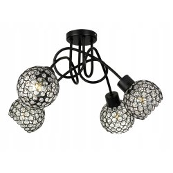 Lampa SUFITOWA żyrandol wisząca LOFT plafon szkło