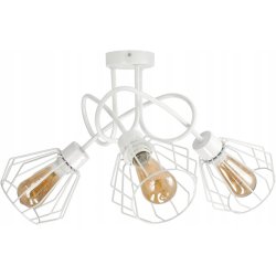 Lampa SUFITOWA żyrandol WISZĄCA LOFT drut BRYLANT